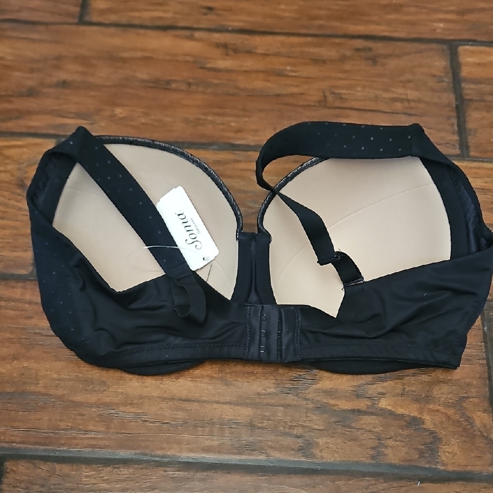 Curvy Couture Black Lace Bra 34G - Picture 3 of 4